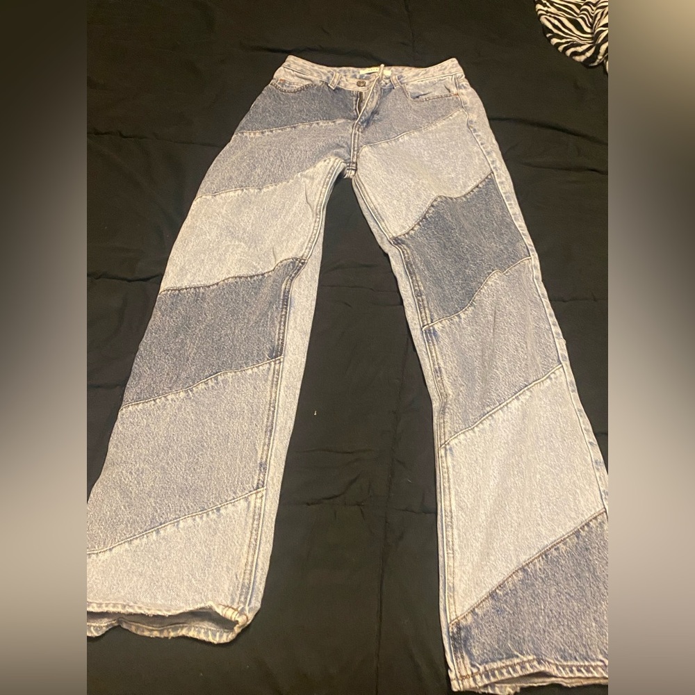 pacsun multicolored jeans size 25 brand new